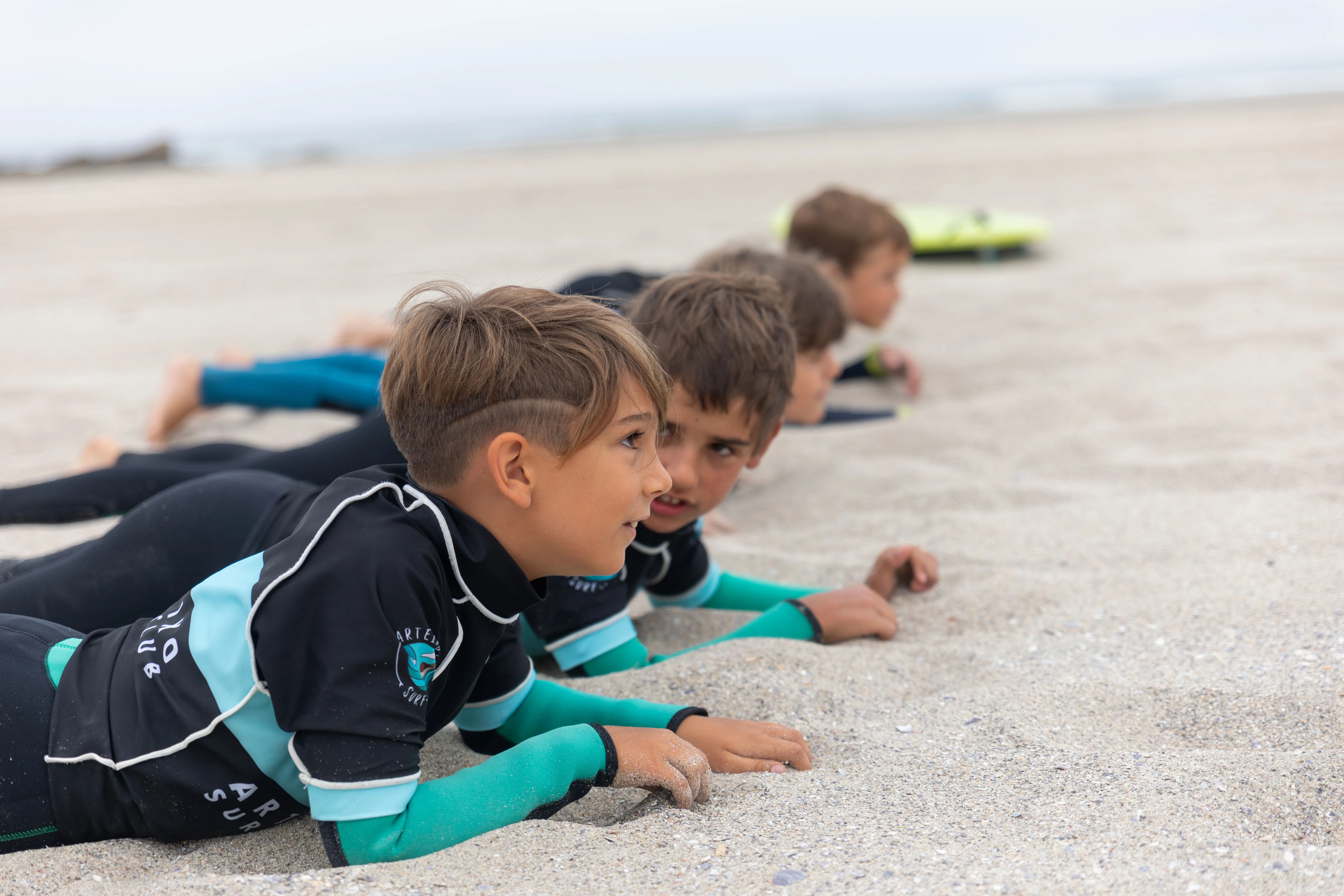 Menores en el campamento de verano