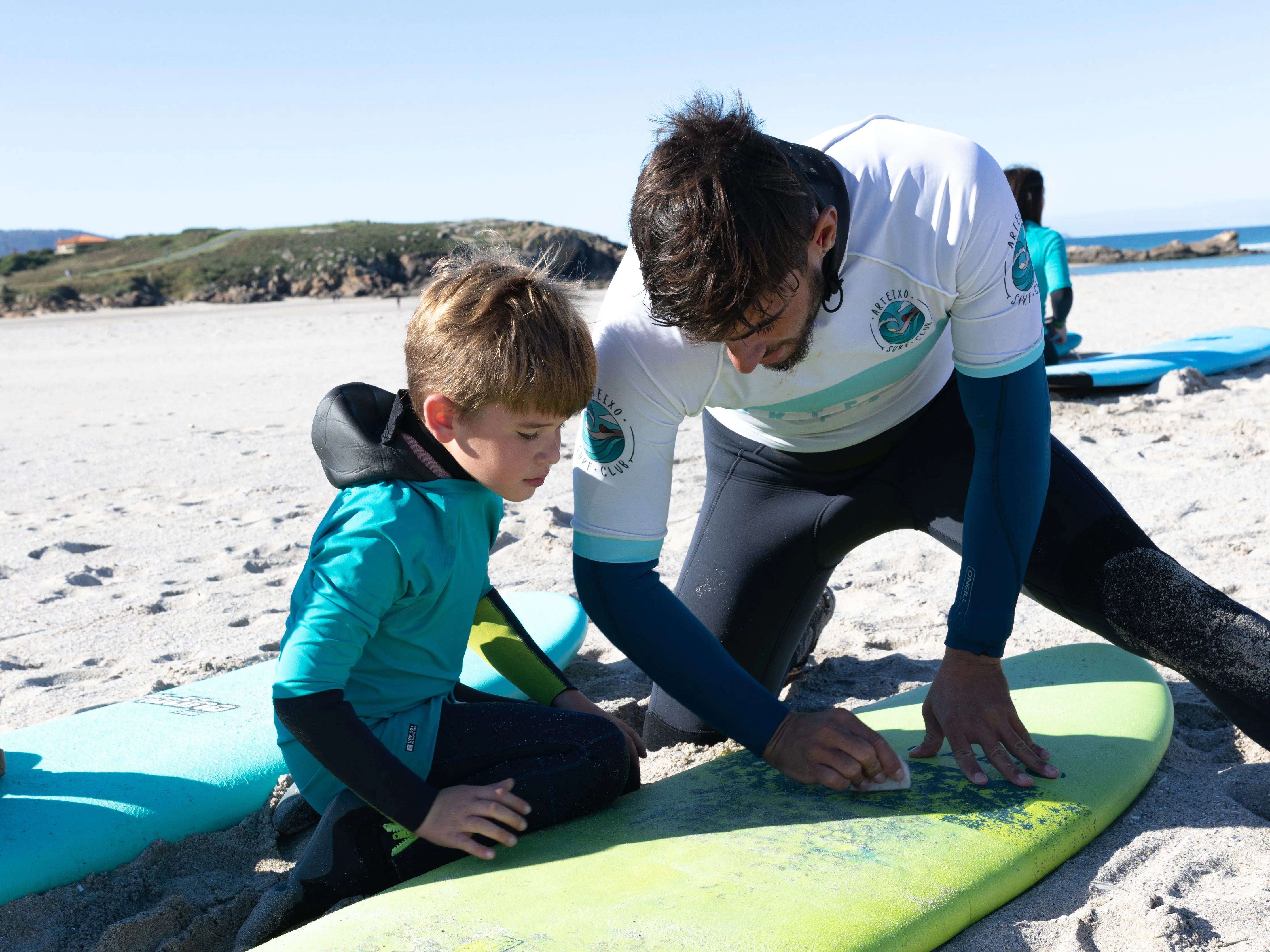 Escuela de surf de invierno